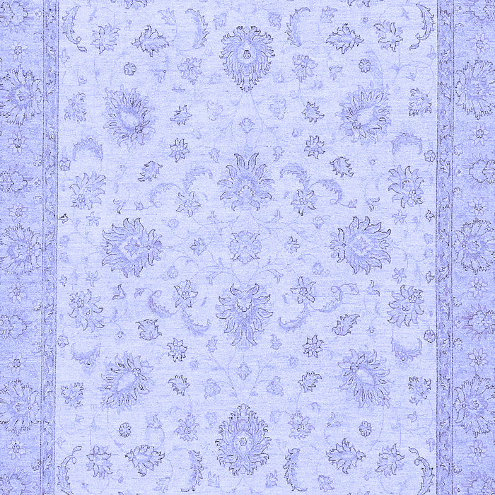 Machine Washable Oriental Blue Traditional Rug, wshabs508blu