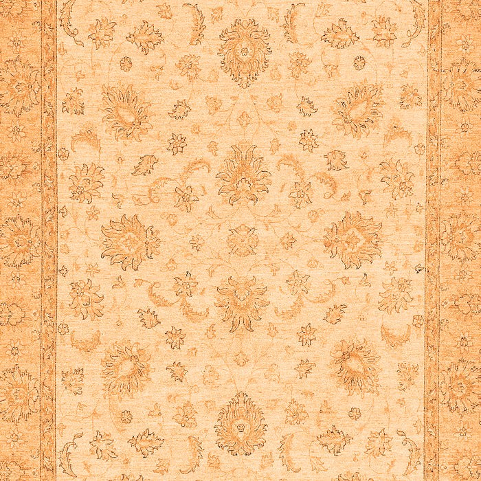 Machine Washable Oriental Orange Traditional Area Rugs, wshabs508org