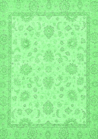 Oriental Emerald Green Traditional Rug, abs508emgrn