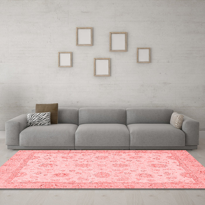 Traditional Red Washable Rugs