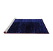 Sideview of Machine Washable Abstract Purple Modern Area Rugs, wshabs5090pur