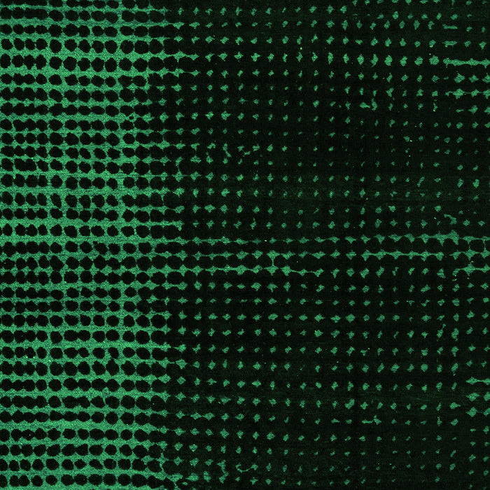 Machine Washable Abstract Green Modern Area Rugs, wshabs5090grn