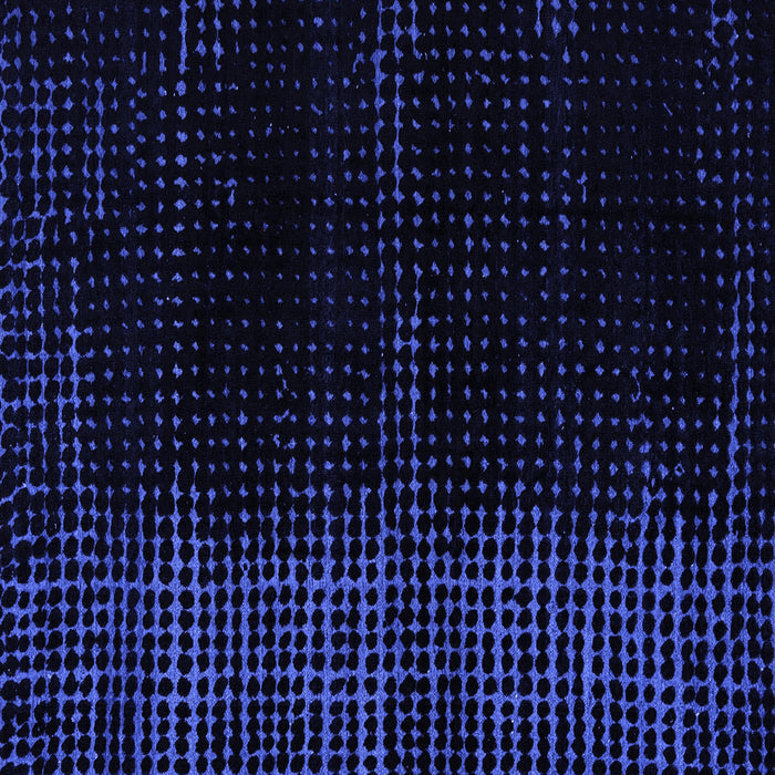 Square Abstract Blue Modern Rug, abs5090blu