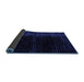 Sideview of Abstract Blue Modern Rug, abs5090blu