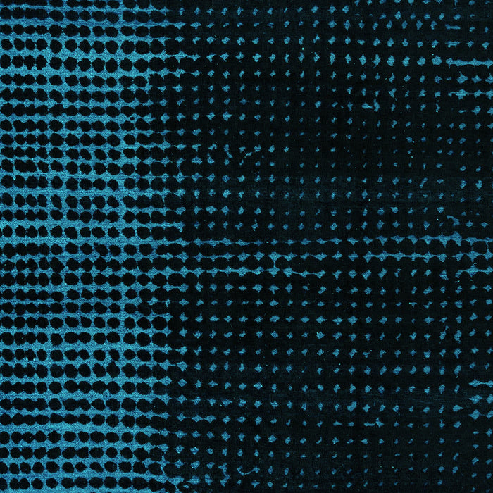 Machine Washable Abstract Turquoise Modern Area Rugs, wshabs5090turq