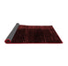 Abstract Red Modern Area Rugs