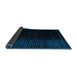 Sideview of Abstract Blue Modern Rug, abs5091