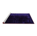 Sideview of Machine Washable Abstract Pink Modern Rug, wshabs5091pnk