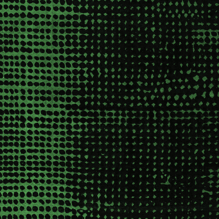 Machine Washable Abstract Emerald Green Modern Area Rugs, wshabs5091emgrn