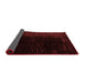 Abstract Red Modern Area Rugs