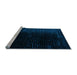 Sideview of Machine Washable Abstract Light Blue Modern Rug, wshabs5091lblu