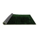 Sideview of Abstract Emerald Green Modern Rug, abs5091emgrn