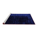 Sideview of Machine Washable Abstract Purple Modern Area Rugs, wshabs5091pur