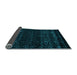 Sideview of Abstract Light Blue Modern Rug, abs5092lblu