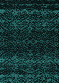 Abstract Turquoise Modern Rug, abs5092turq