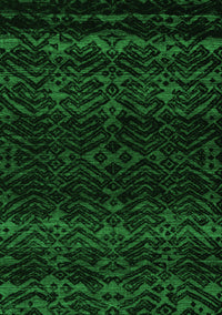 Abstract Green Modern Rug, abs5092grn