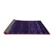 Sideview of Abstract Purple Modern Rug, abs5092pur