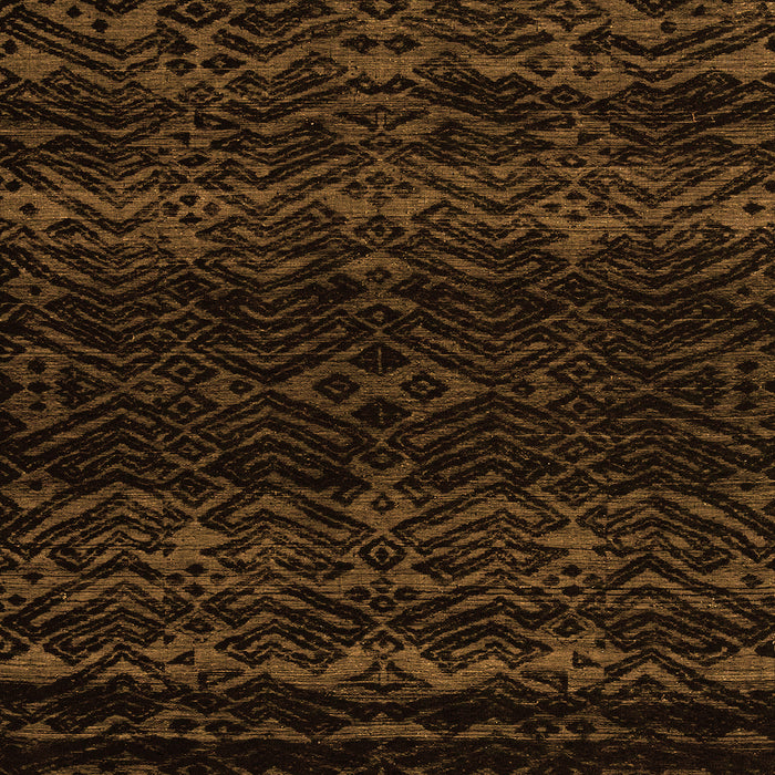 Square Machine Washable Abstract Orange Modern Area Rugs, wshabs5092org