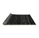 Sideview of Abstract Gray Modern Rug, abs5092gry