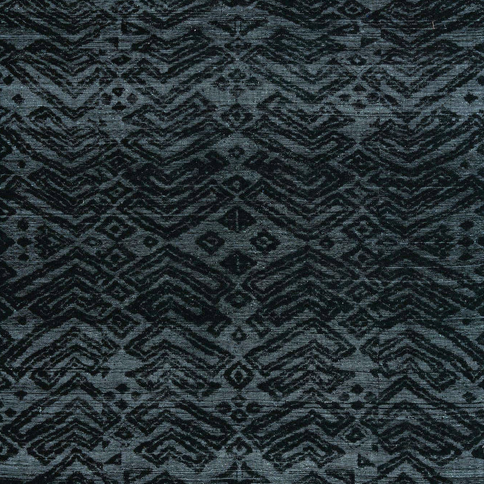 Machine Washable Abstract Blue Moss Green Rug, wshabs5092