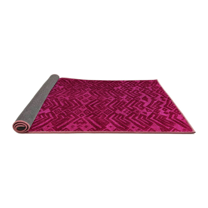 Sideview of Abstract Pink Modern Rug, abs5093pnk