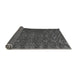 Sideview of Abstract Gray Modern Rug, abs5093gry