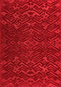 Abstract Red Modern Rug, abs5093red