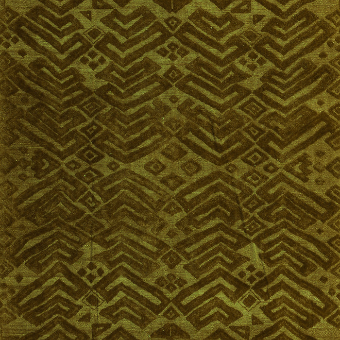 Abstract Green Modern Rug, abs5093grn