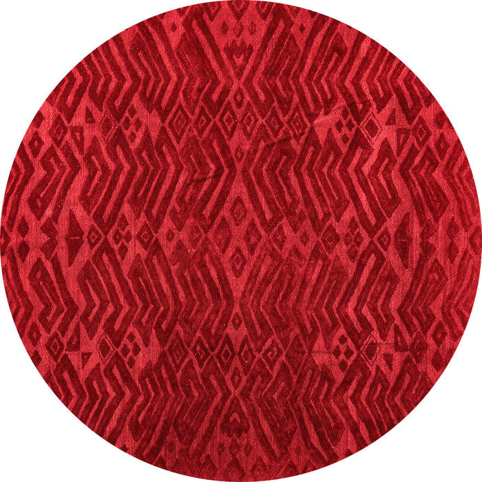 Machine Washable Abstract Red Modern Rug, wshabs5093red