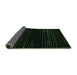 Sideview of Abstract Emerald Green Modern Rug, abs5094emgrn