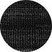 Round Machine Washable Abstract Gray Modern Rug, wshabs5094gry