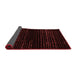 Abstract Red Modern Area Rugs