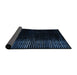 Sideview of Abstract Black Modern Rug, abs5095