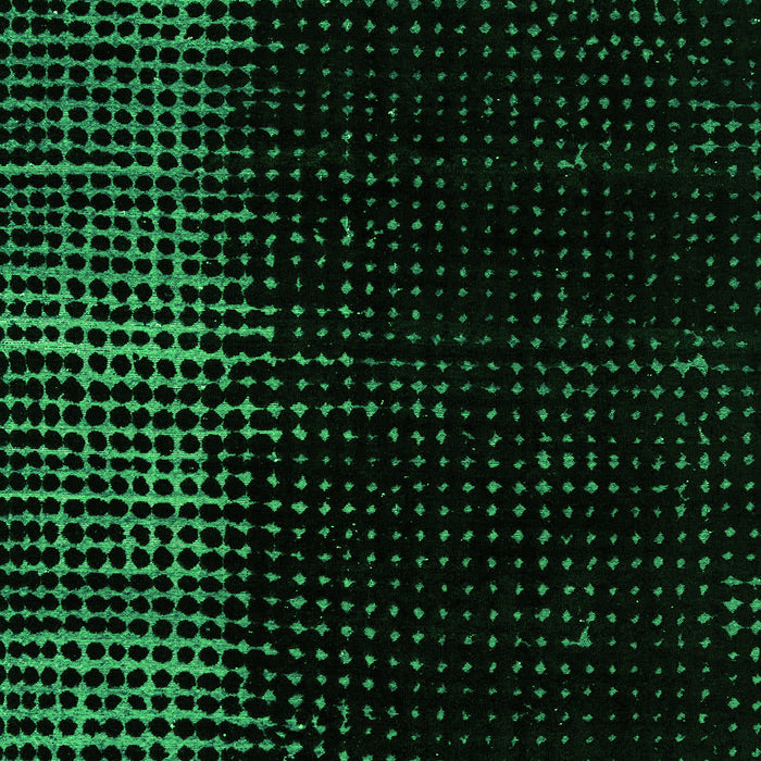 Machine Washable Abstract Green Modern Area Rugs, wshabs5095grn