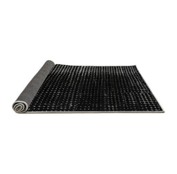 Sideview of Abstract Gray Modern Rug, abs5095gry