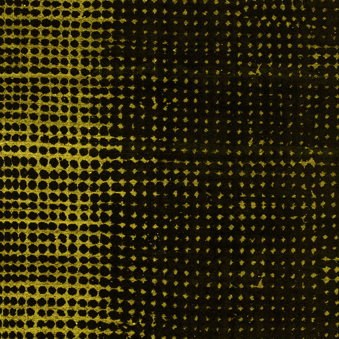 Machine Washable Abstract Yellow Modern Rug, wshabs5095yw