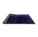 Sideview of Abstract Purple Modern Rug, abs5095pur