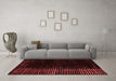 Modern Red Washable Rugs