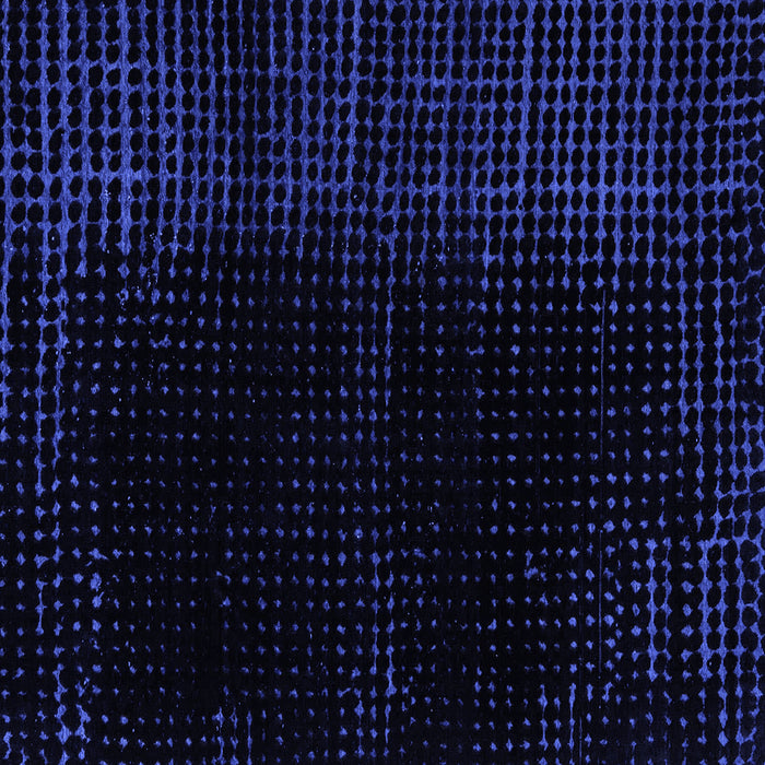 Square Machine Washable Abstract Blue Modern Rug, wshabs5096blu