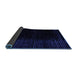 Sideview of Abstract Blue Modern Rug, abs5096blu