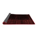 Abstract Red Modern Area Rugs