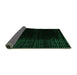 Sideview of Abstract Green Modern Rug, abs5096grn