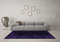 Machine Washable Abstract Purple Modern Rug, wshabs5097pur