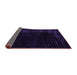 Sideview of Abstract Purple Modern Rug, abs5097pur