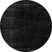 Round Machine Washable Abstract Gray Modern Rug, wshabs5097gry