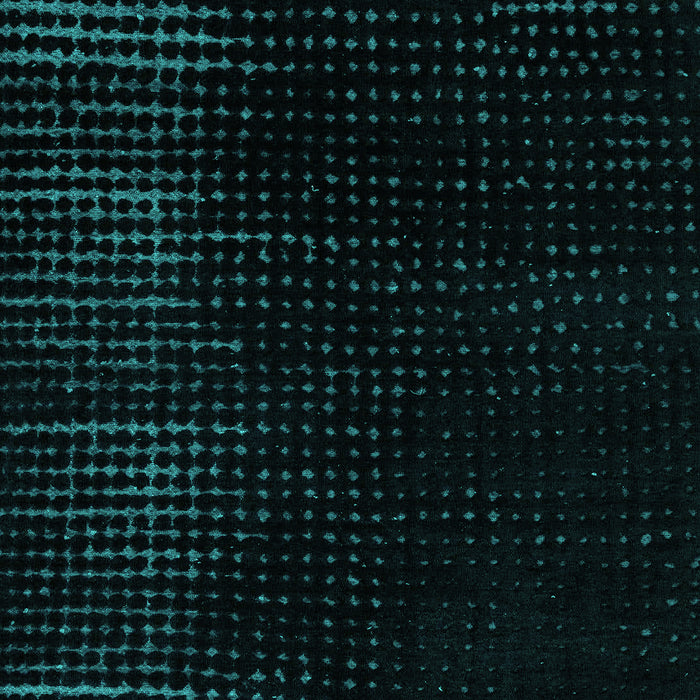 Machine Washable Abstract Turquoise Modern Area Rugs, wshabs5097turq