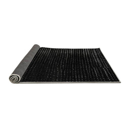 Sideview of Abstract Gray Modern Rug, abs5097gry