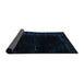 Sideview of Abstract Black Modern Rug, abs5098