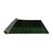 Sideview of Abstract Emerald Green Modern Rug, abs5098emgrn