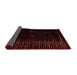 Abstract Red Modern Area Rugs